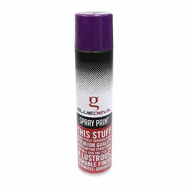 S/PAINT FL VIOLET 300ML GLUE DEVIL S/PAINT FL VIOLET 300ML GLUE DEVIL