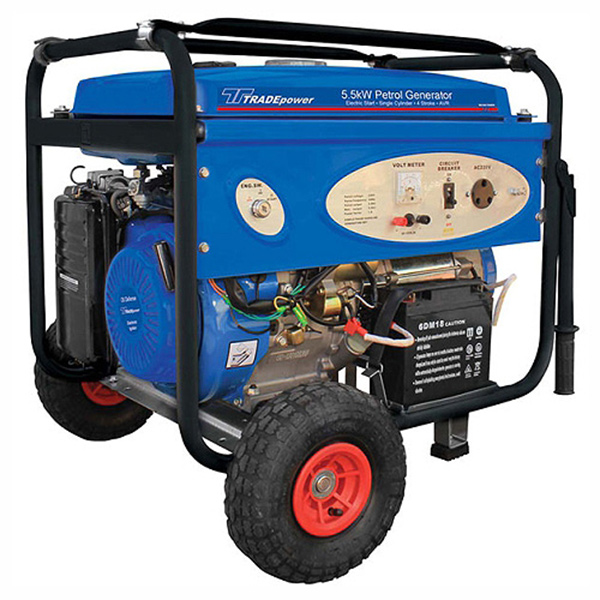 GENERATOR 5.5KW AVR PET T/POWER GENERATOR 5.5KW AVR PET T/POWER