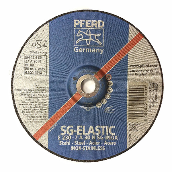 GR DISC INOX 230-7 SG PFERD GR DISC INOX 230-7 SG PFERD