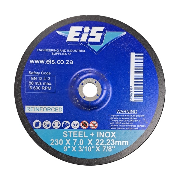 GR DISC INOX 230-7 EIS GR DISC INOX 230-7 EIS