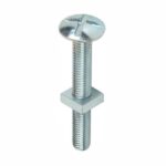 GUTTER BOLT & NUT GAL 6 X 60
