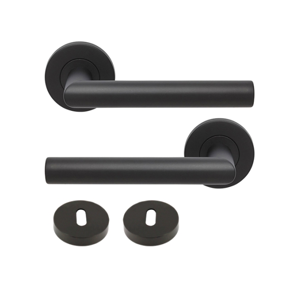 DOOR HAND ON ROSE KEYWAY BLK BBL DOOR HAND ON ROSE KEYWAY BLK BBL
