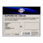 DIESEL ENG OIL 15W40 HD 20LT (34) DIESEL ENG OIL 15W40 HD 20LT (34)