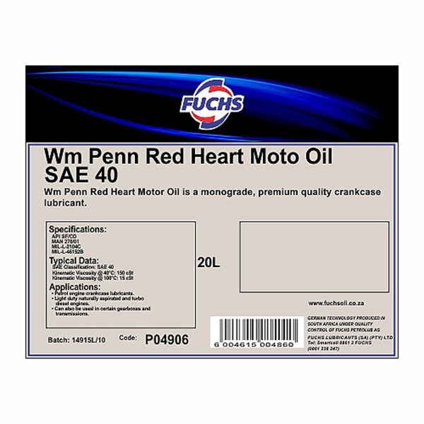 ENGINE OIL FORMULA SG 40 20LT TITAN (30) ENGINE OIL FORMULA SG 40 20LT TITAN (30)