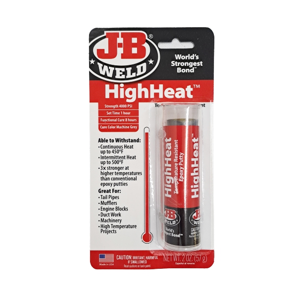 HIGH HEAT PUTTY STICK JB HIGH HEAT PUTTY STICK JB