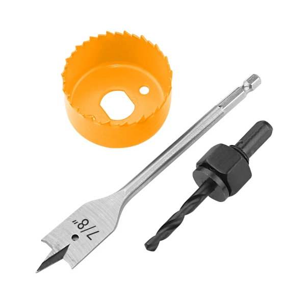 HOLESAW KIT LOCK INSTAL 3PCE TOLSEN HOLESAW KIT LOCK INSTAL 3PCE TOLSEN
