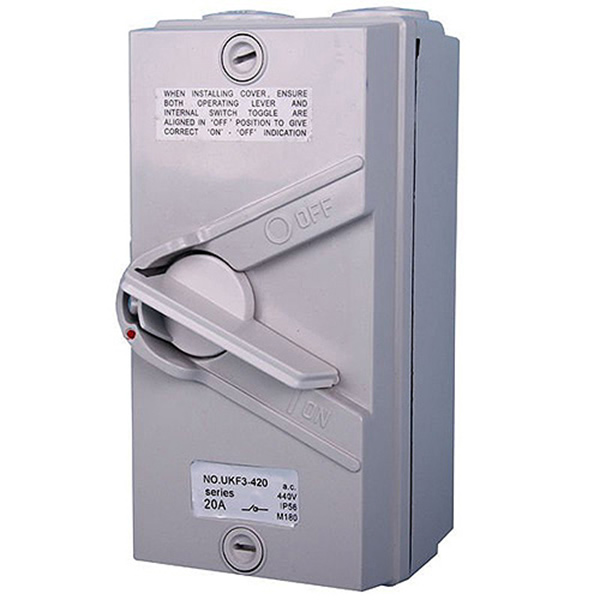 ISOLATOR W/PROOF 2PH 32/35A IP65/66 ISOLATOR W/PROOF 2PH 32/35A IP65/66