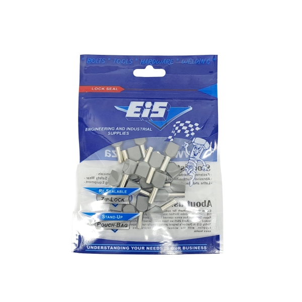 LUG SLEEVE GREY 2 X4.0MM 20P LUG SLEEVE GREY 2 X4.0MM 20P