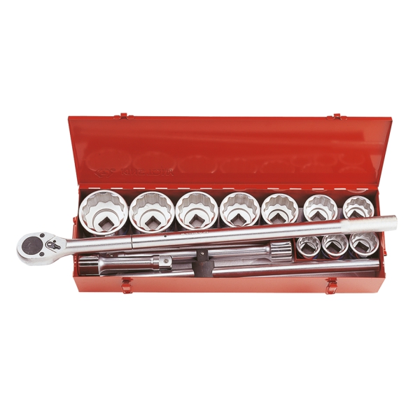 KING TONY 1” DR 14PCE SOCKET SET KING TONY 1” DR 14PCE SOCKET SET