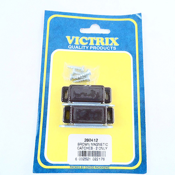 MAGNETIC CATCH BR/WHI 2PC MAGNETIC CATCH BR/WHI 2PC