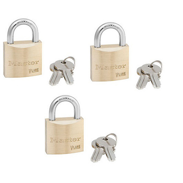 P/LOCK MASTER 15mm KEY ALIKE 3pc P/LOCK MASTER 15mm KEY ALIKE 3pc