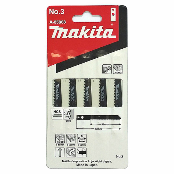 MAKITA JIGSAW BLADE WOOD NO.3 MAKITA JIGSAW BLADE WOOD NO.3