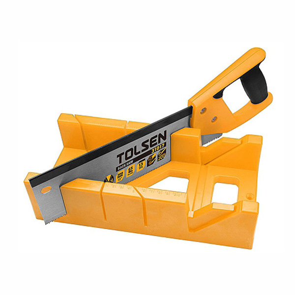 MITRE BOX PLASTIC & SAW TOLSEN MITRE BOX PLASTIC & SAW TOLSEN
