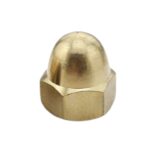 M4 BRASS DOME NUTS M4 BRASS DOME NUTS