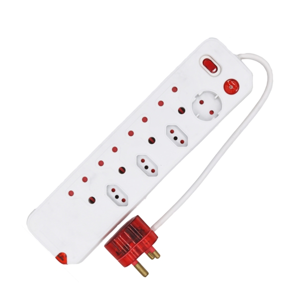 MPLUG 8WAY HIGH SURGE WHITE MPLUG 8WAY HIGH SURGE WHITE