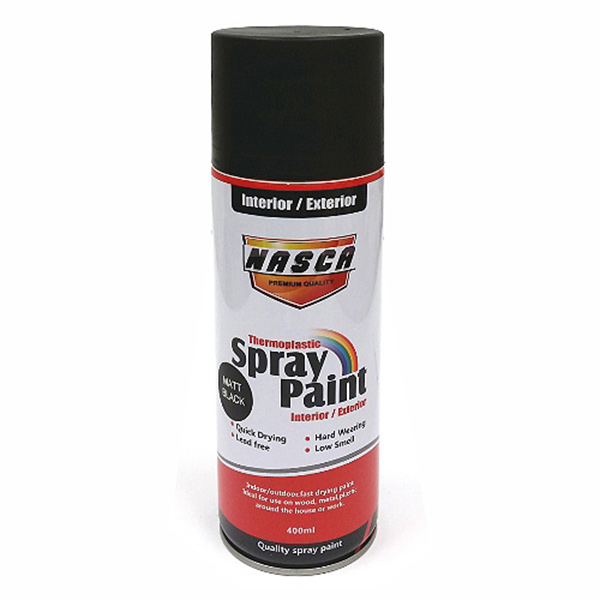 S/PAINT MAT BLK 300ML NASCA S/PAINT MAT BLK 300ML NASCA