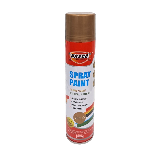 S/PAINT R/P GOLD 300ML NASCA S/PAINT R/P GOLD 300ML NASCA