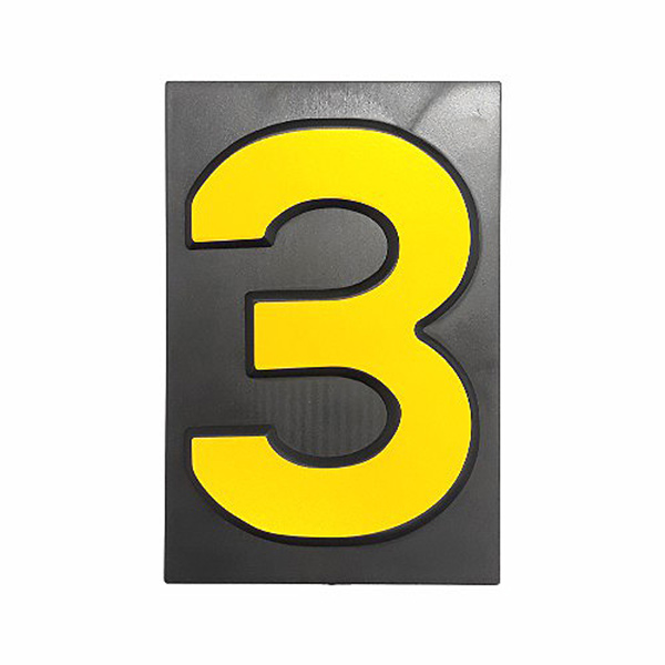 PLASTIC NUMBER LGE NO: 3 PLASTIC NUMBER LGE NO: 3