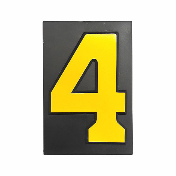 PLASTIC NUMBER LGE NO: 4 PLASTIC NUMBER LGE NO: 4