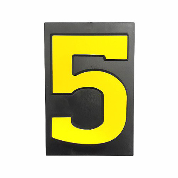 PLASTIC NUMBER LGE NO: 5 PLASTIC NUMBER LGE NO: 5