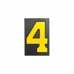 PLASTIC NUMBER SML NO: 4 PLASTIC NUMBER SML NO: 4