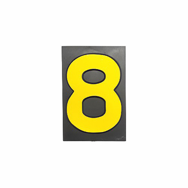 PLASTIC NUMBER SML NO: 8 PLASTIC NUMBER SML NO: 8