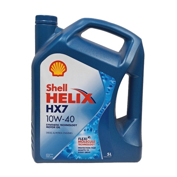 ENG OIL 10W40 HX7 5LT SHELL ENG OIL 10W40 HX7 5LT SHELL