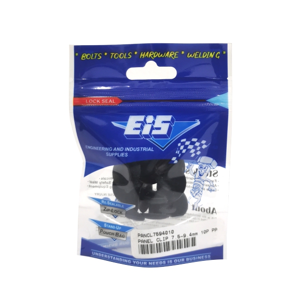 PANEL CLIP 7.5-9.4mm 10P PP PANEL CLIP 7.5-9.4mm 10P PP