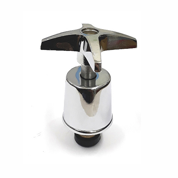 PILLAR TAP HEAD ONLY BLUE 1/2 CHR PL PILLAR TAP HEAD ONLY BLUE 1/2 CHR PL