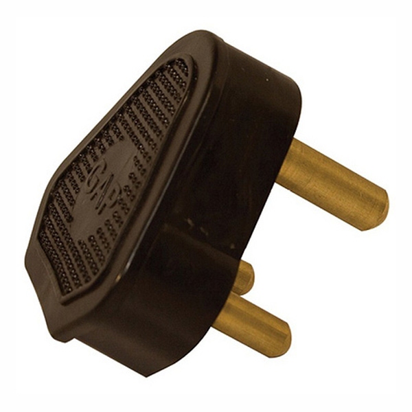 PLUG 16A 3PIN BLK RUBBER 5PC PLUG 16A 3PIN BLK RUBBER 5PC