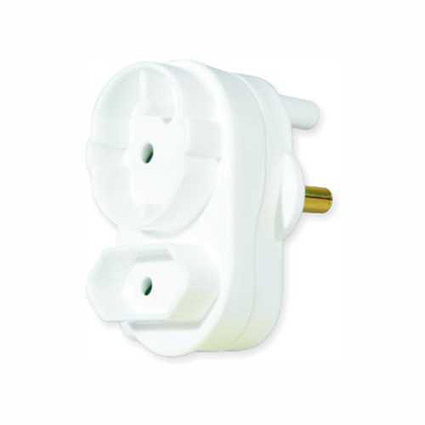 PLUG AD 5 TO 16 1xRND 1xREC SLOT PLUG AD 5 TO 16 1xRND 1xREC SLOT