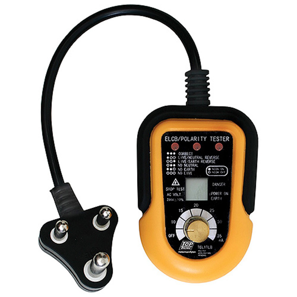 T/TRONIC EARTH LEAKAGE TESTER TEL2TLB T/TRONIC EARTH LEAKAGE TESTER TEL2TLB