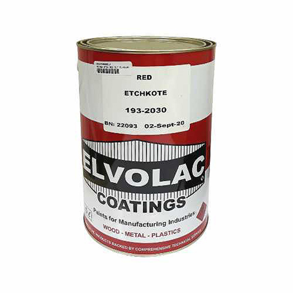PRIMER ETCH RED 5LT ELVOLAC PRIMER ETCH RED 5LT ELVOLAC