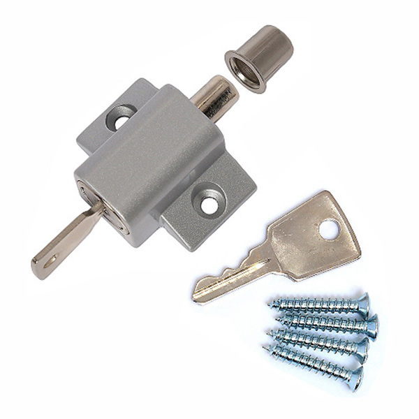 BBL PATIO PUSH LOCK SILVER BBL PATIO PUSH LOCK SILVER