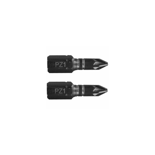 PZ IMPACT BIT 1 X 25MM 2PC T/C PZ IMPACT BIT 1 X 25MM 2PC T/C