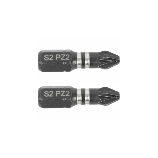 PZ IMPACT BIT 2 X 25MM 2PC T/C PZ IMPACT BIT 2 X 25MM 2PC T/C