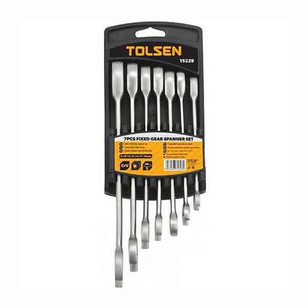 SPANNER SET RATCHET 07PC 08-19 TOLSEN SPANNER SET RATCHET 07PC 08-19 TOLSEN