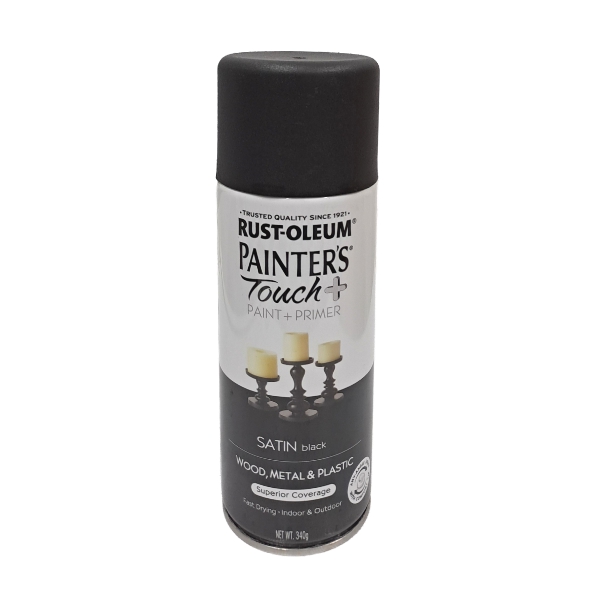 S/PAINT PT SATIN BLK RUST-OLEUM S/PAINT PT SATIN BLK RUST-OLEUM