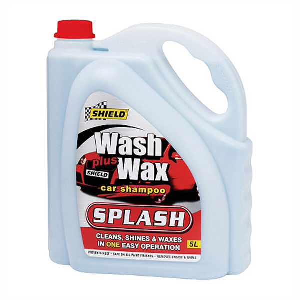CAR WASH & WAX 5L SPLASH SHIELD CAR WASH & WAX 5L SPLASH SHIELD