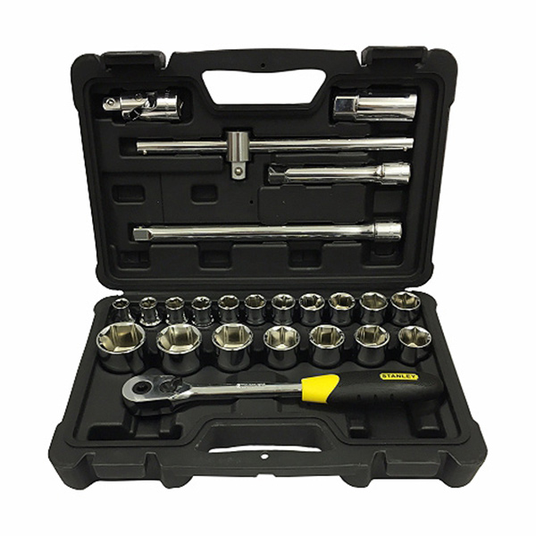 STANLEY SOCKET SET 1/2” 24PC STANLEY SOCKET SET 1/2” 24PC