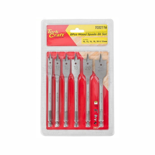 SPADE BIT SET 6PCE TC SPADE BIT SET 6PCE TC