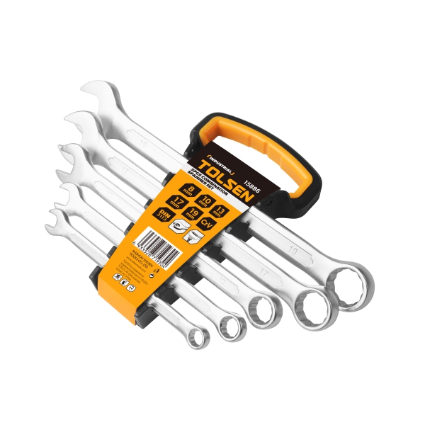 SPANNER SET COMB 5PC 8-19 TOLSEN SPANNER SET COMB 5PC 8-19 TOLSEN