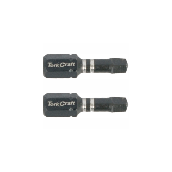 SQ IMPACT BIT 2 X 25MM 2PC T/C SQ IMPACT BIT 2 X 25MM 2PC T/C