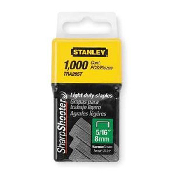 STANLEY STAPLES 8MM (TR45) TRA 205 BOX STANLEY STAPLES 8MM (TR45) TRA 205 BOX