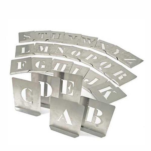 STENCIL METAL LETTER 50MM STENCIL METAL LETTER 50MM