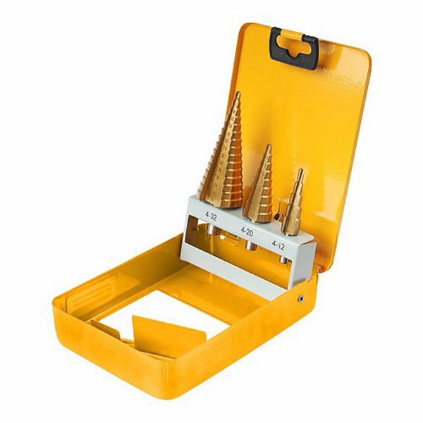 STEP DRILL SET 3PC TOLSEN STEP DRILL SET 3PC TOLSEN