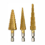 STEP DRILL SET 3PC TORK CRAFT STEP DRILL SET 3PC TORK CRAFT