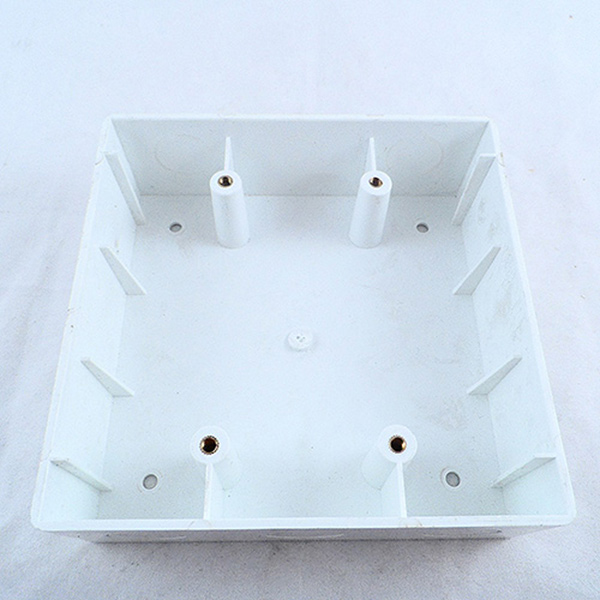 Surface box pvc 4x4 dbl ext Surface box pvc 4x4 dbl ext