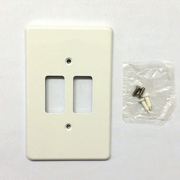 SWITCH COVER PLATE 2W STEEL C/TREE SWITCH COVER PLATE 2W STEEL C/TREE