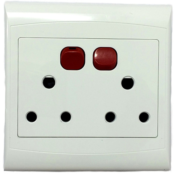 SOCK&COV RED DEDICATED COMP 2X15A 4X4 SOCK&COV RED DEDICATED COMP 2X15A 4X4